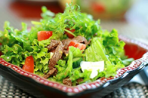 [Cách Làm Salad Trộn Giấm, Hoa Quả, Thịt Bò] Đơn Giản, Cực Ngon