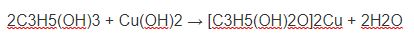 C3H5(OH)3 -+- Cu(OH)2